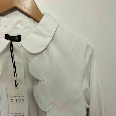 パメオポーズ Pameo Pose CLOUD SHIRT フリルシャツ レディース FREE
