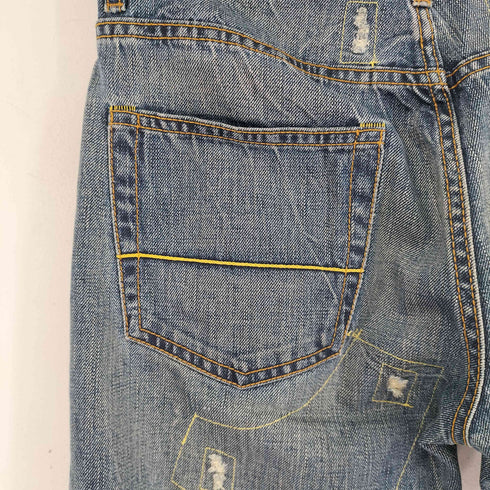 ゲスジーンズ GUESS JEANS 90-00S リペア加工デニムパンツ メンズ