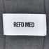 REFO MED シルク リネン オープンカラー シャツ メンズ