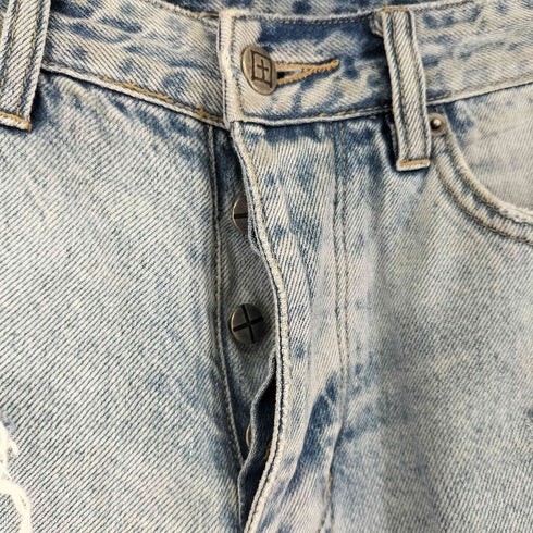 スビ KSUBI クラッシュデニムスキニーパンツ メンズ 28