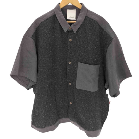 refomed OVERSIZED KNIT COMBINATION SHIRT メンズ 3
