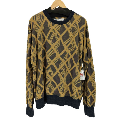 ヴィヴィアンウエストウッドマン Vivienne Westwood MAN 総柄 クルーネックニット メンズ EUR:46