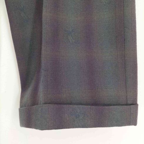 TOP SCOT 2タックオンブレウールパンツ メンズ 76