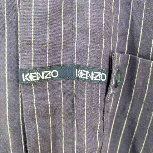 ケンゾー KENZO 開襟 ストライプ S/S シャツ メンズ JPN:3