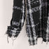 DRESS VOLUME スリット ツイード レギュラーカラーシャツ メンズ