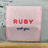 RUBY AND YOU HAT柄ワンピース レディース FREE