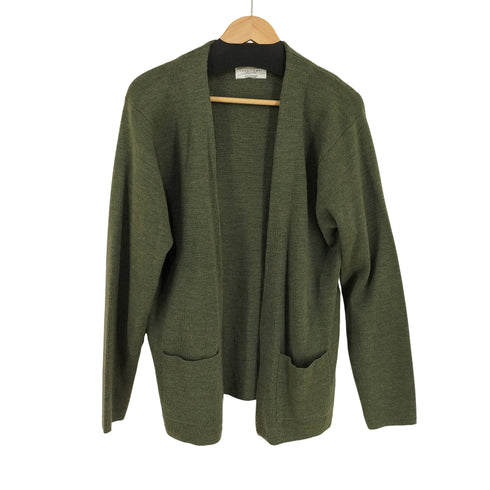 ジャーナルスタンダード JOURNAL STANDARD lahn combi ウールナイロン ボタンレスカーディガン メンズ JPN:L