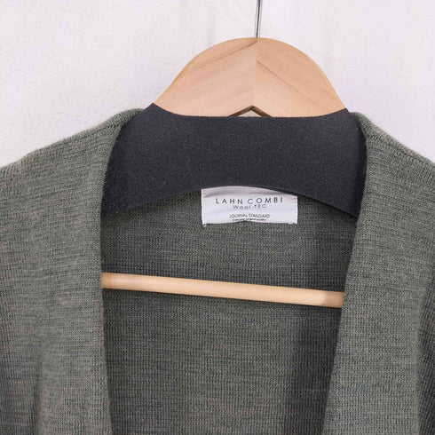 ジャーナルスタンダード JOURNAL STANDARD lahn combi ウールナイロン ボタンレスカーディガン メンズ JPN:L