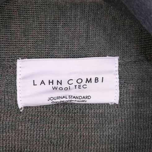 ジャーナルスタンダード JOURNAL STANDARD lahn combi ウールナイロン ボタンレスカーディガン メンズ JPN:L