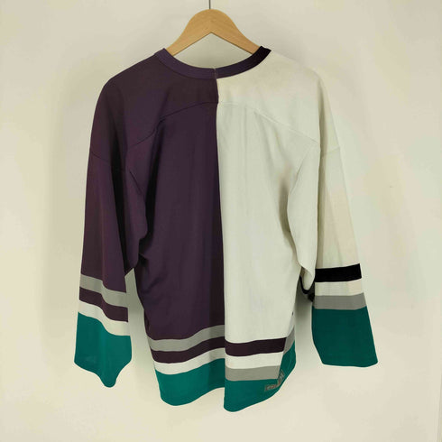 シーシーエム CCM 90S カナダ製 ホッケーチームロゴ刺繍 ゲームシャツ ユニフォーム メンズ import:M