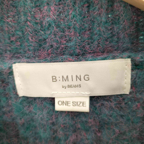 ビーミングバイビームス B:MING by BEAMS 22AW ミックスカラー モックネック ローゲージニット レディース ONE SIZE