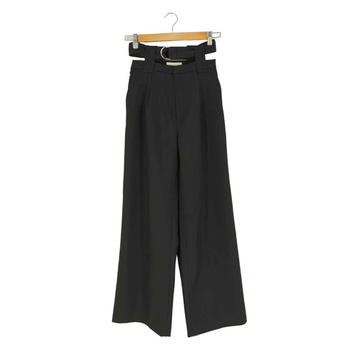UENUI Highwaist Belt Pants ハイウエストベルトパンツ レディース JPN:S