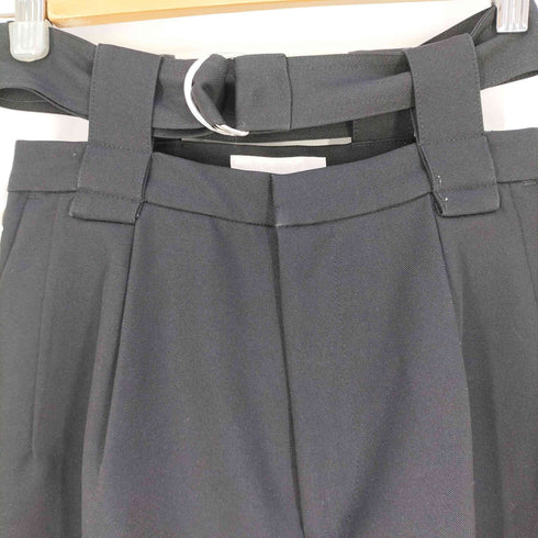 UENUI Highwaist Belt Pants ハイウエストベルトパンツ レディース JPN:S