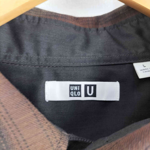 ユニクロユー UNIQLO U ヘビーフランネルオーバーサイズシャツ メンズ JPN:L
