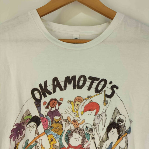 OKAMOTO'S イラスト アーティストプリント クルーネック Tシャツ メンズ JPN:L