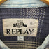 リプレイ REPLAY 90S チェックネルシャツ メンズ import:L