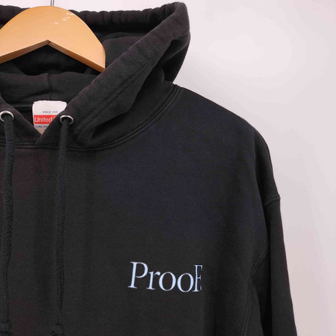 proof プリント プルオーバー パーカー フーディ メンズ JPN:XL
