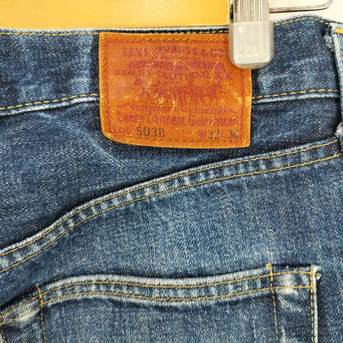 リーバイス Levis 503BXX 復刻 ボタン裏 J22 bigE 赤耳 隠しリベット ボタンフライ デニムパンツ メンズ W32/L36