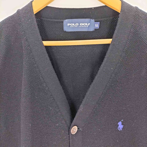 ポロゴルフラルフローレン POLO GOLF RALPH LAUREN ワンポイント刺繍ニットベスト メンズ LL