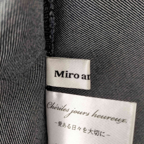 袖フリルデニムマキシワンピース レディース