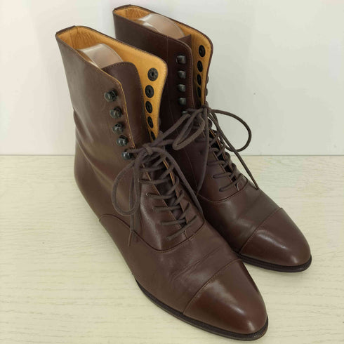 ラルフローレン RALPH LAUREN レースアップヒールブーツ レディース 23 1/2