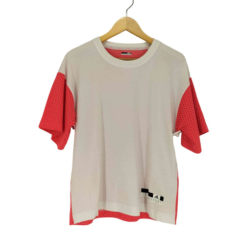 ステラマッカートニー STELLA McCARTNEY STELLASPORT メッシュ切替クルーネックTシャツ レディース JPN:M