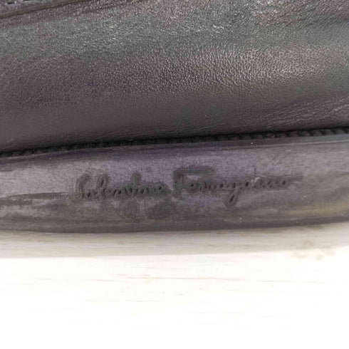 サルヴァトーレフェラガモ Salvatore Ferragamo イタリア製 ラッセルモカシン チャッカブーツ レザー メンズ US:10