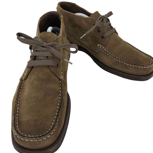 サルヴァトーレフェラガモ Salvatore Ferragamo イタリア製 ラッセルモカシン チャッカブーツ スエード メンズ US:10