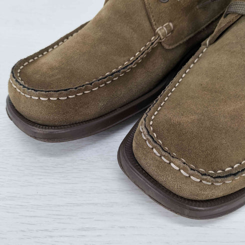 サルヴァトーレフェラガモ Salvatore Ferragamo イタリア製 ラッセルモカシン チャッカブーツ スエード メンズ US:10