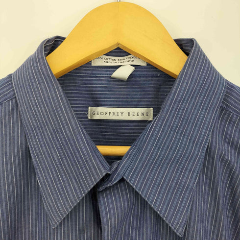 ジェフリービーン GEOFFREY BEENE オーバーサイズ ストライプシャツ メンズ 18 35/36