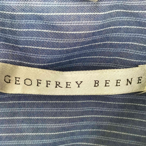 ジェフリービーン GEOFFREY BEENE オーバーサイズ ストライプシャツ メンズ 18 35/36