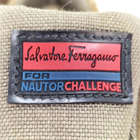 サルヴァトーレフェラガモ Salvatore Ferragamo イタリア製 ローカットスニーカー スエード For Nautor Challenger メンズ US:10