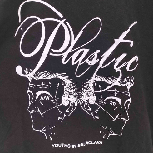 YOUTHS IN BALACLAVA PLASTIC PRINT T-SHIRT メンズ JPN:S