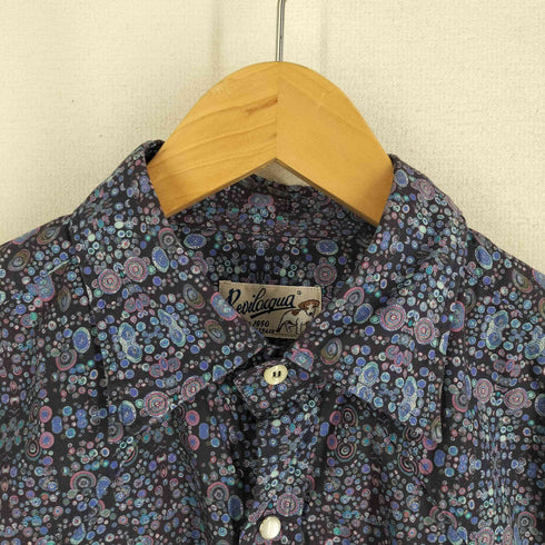 スナップボタン 総柄長袖シャツ メンズ JPN:M