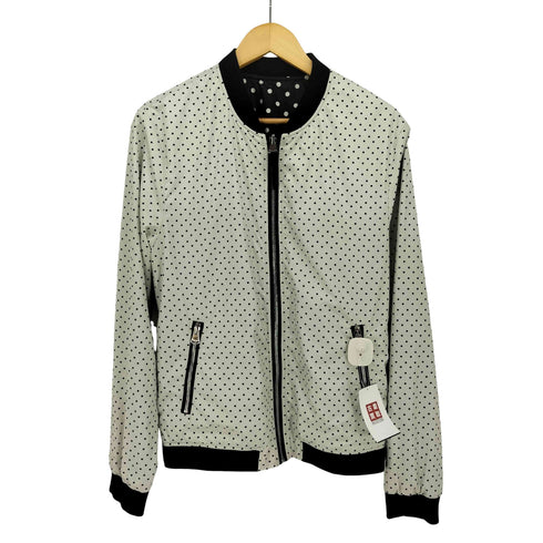ドルチェアンドガッバーナ DOLCE&GABBANA リバーシブル ドット パターン フルジップ ナイロン ブルゾン メンズ JPN:48
