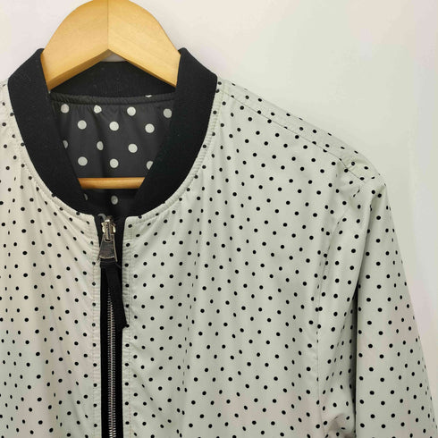 ドルチェアンドガッバーナ DOLCE&GABBANA リバーシブル ドット パターン フルジップ ナイロン ブルゾン メンズ JPN:48