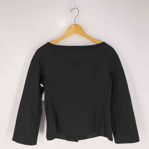 モスキーノチープアンドシック MOSCHINO CHEAP&CHIC リボンデザイン ノーカラージャケット レディース US:10