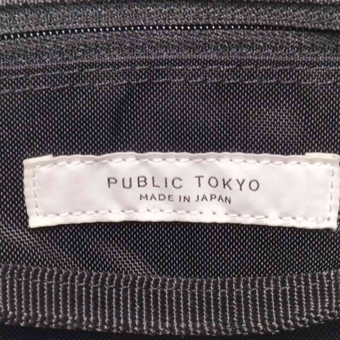 パブリックトウキョウ PUBLIC TOKYO yorozz 別注 ポリカーボネートタスキ 巾着ショルダーバッグ メンズ