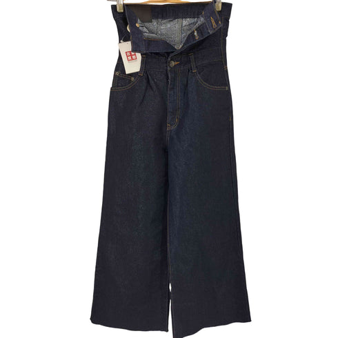 ジーナシス JEANASIS グロッシーデニムワイドパンツ レディース JPN:S
