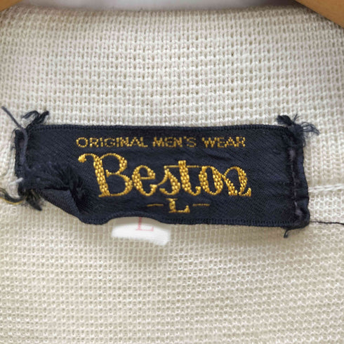 BESTOO デザインニットポロシャツ メンズ JPN:L