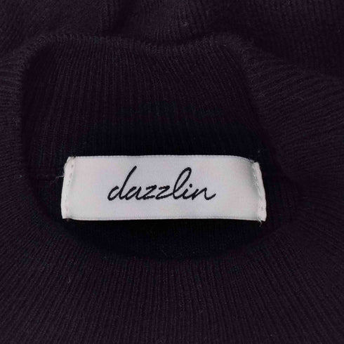 ダズリン dazzlin モックネック オープンショルダーニット レディース FREE