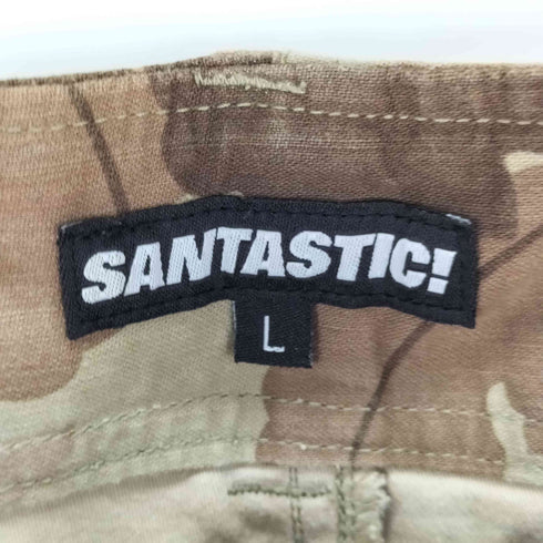 サンタスティック SANTASTIC カモ柄 カーゴハーフパンツ カーゴショーツ 迷彩 メンズ JPN:L