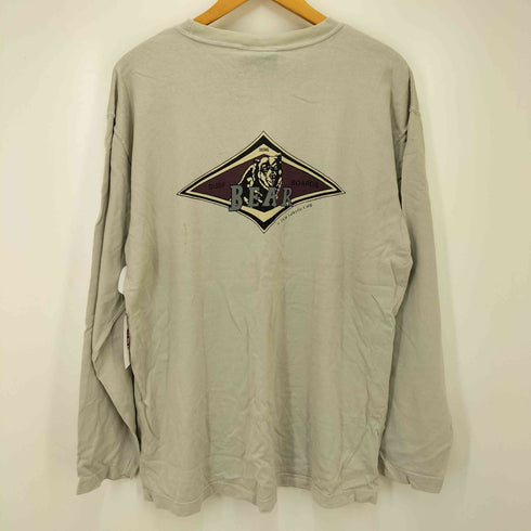 ベアー Bear 90sバックプリントL/S TEE メンズ L