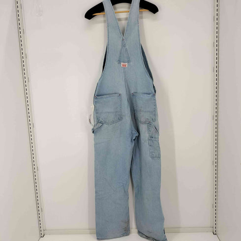 ラウンドハウス ROUND HOUSE アイスウォッシュデニムオーバーオール 雰囲気 加工 ダメージ メンズ 34x30