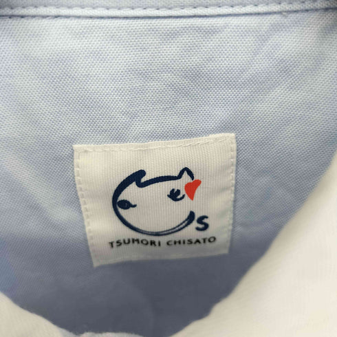 ツモリチサト TSUMORI CHISATO cat's TSUMORI CHISATO バック切り替えコットン混レーヨンL/Sシャツ 裾猫 レディース JPN:S