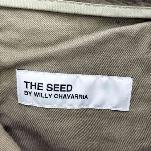 ウィリーチャバリア WILLY CHAVARRIA 2タックワイドスラックスパンツ メンズ 40