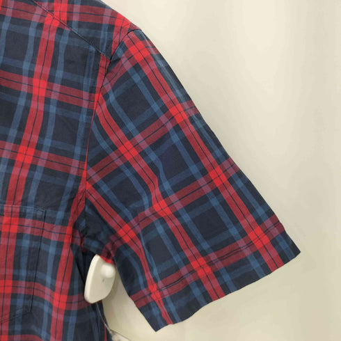 ツモリチサト TSUMORI CHISATO コットンフロントニット切替チェックS/Sシャツ レディース JPN:1