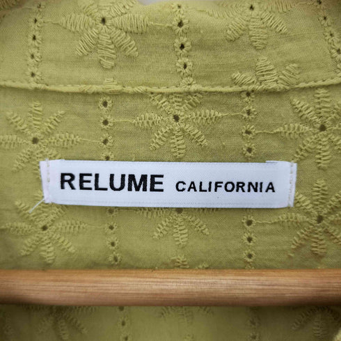 ジャーナルスタンダードレリューム JOURNAL STANDARD relume CALIFORNIA エンブロイダリー ガーメントダイシャツ メンズ M