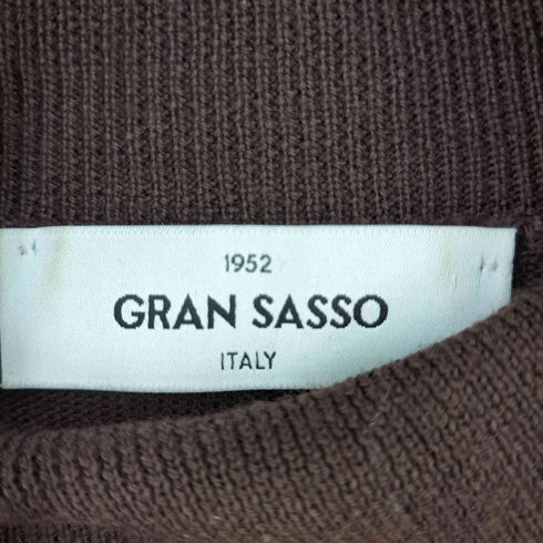 グランサッソ Gran Sasso 12ゲージウールソリッドタートルネックニット メンズ EUR:50