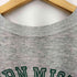 ヘインズ Hanes 80S MADE IN USA ラバーアーチ3段カレッジプリントラグランスウェット メンズ import:M